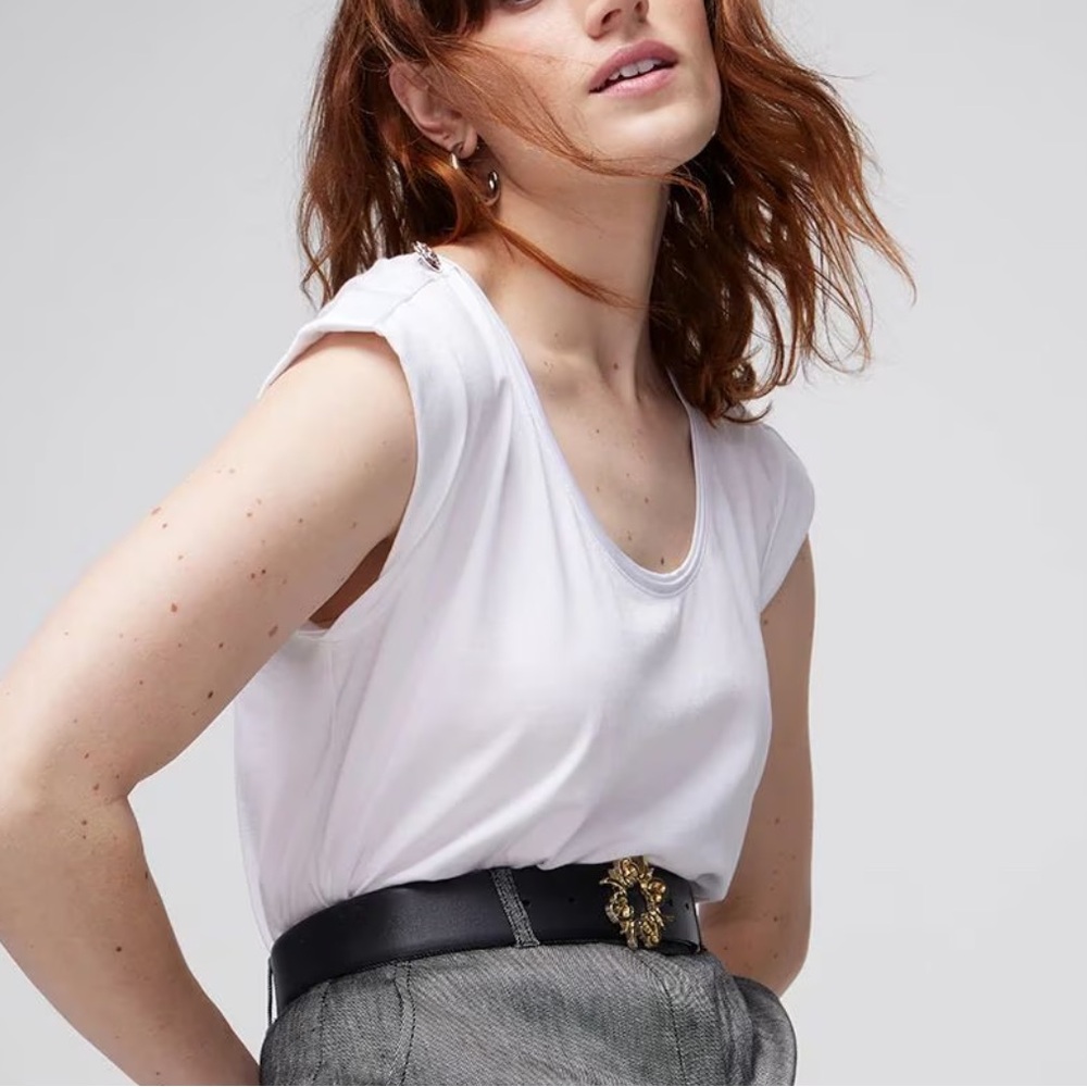 WHBM white t-shirt